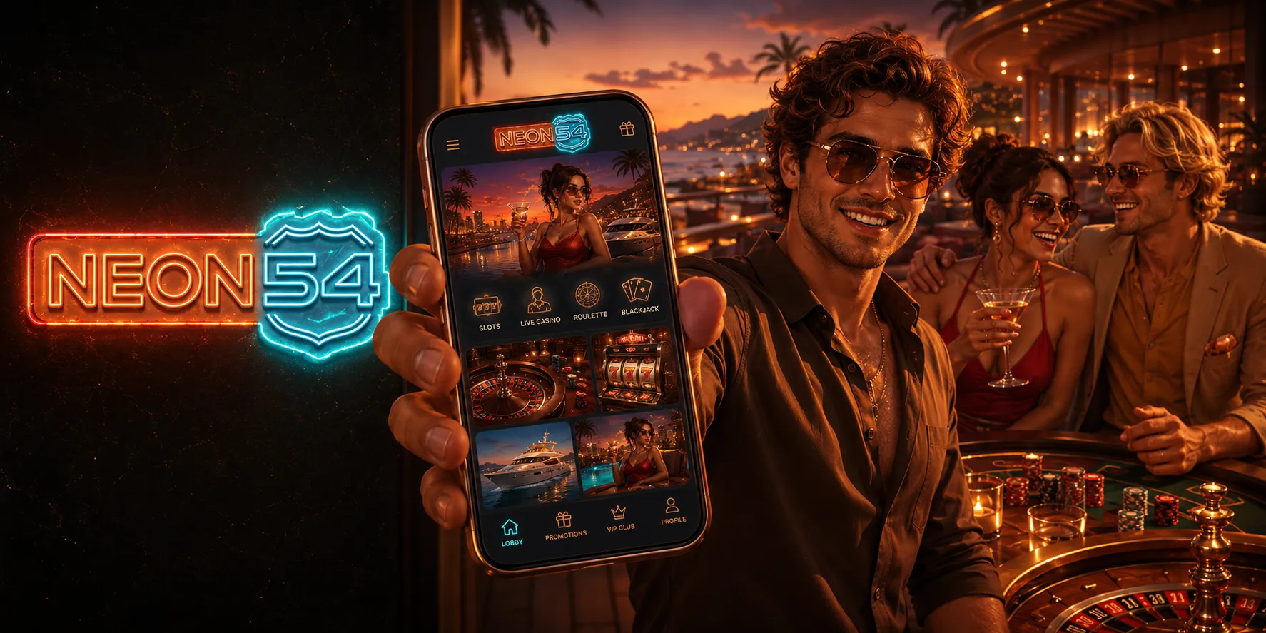 Neon54 Casino App-Screenshot